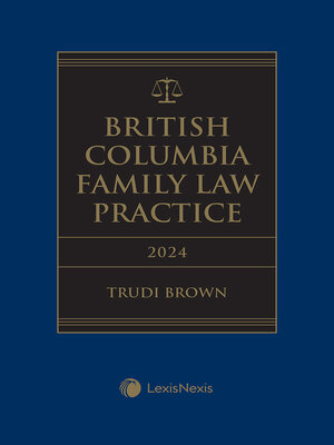 cover image of British Columbia Family Law Practice